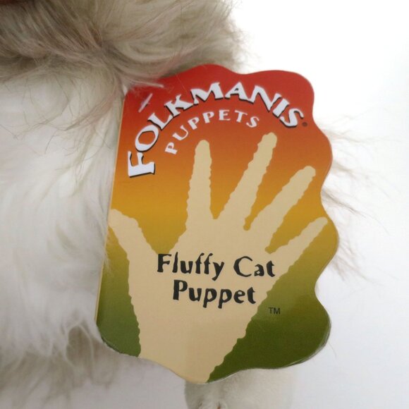 Folkmanis 11" Fluffy Cat Hand Puppet - Picture 11 of 12